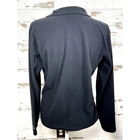NORTH Face 1/4 Zip TKA 100 Fleece Pullover Black L EUC - Picture 3 of 6